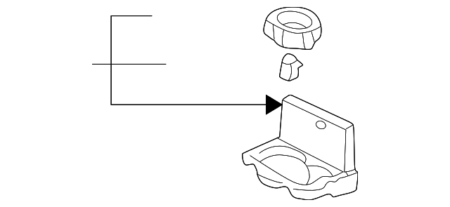 83430-SZ3-A01ZA Деталь HOLDER ASSY., CUP *TMOKUME* (MYRTLE) (WO