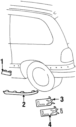 Town & Country EXTERIOR TRIM - SIDE PANEL 3
