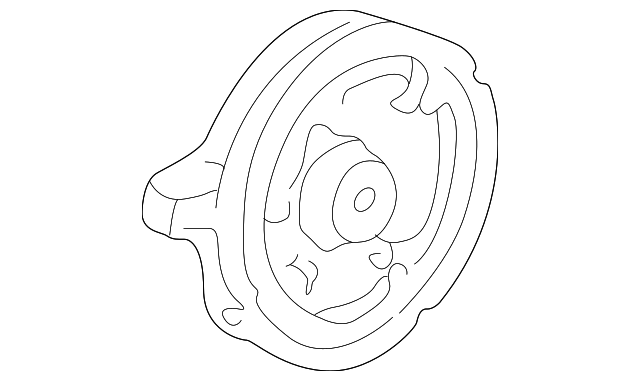 25717924 Деталь FRONT DR SPEAKER, RIGHT