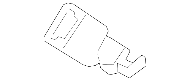 7000D575XA Деталь OUTER BUCKLE, LEFT