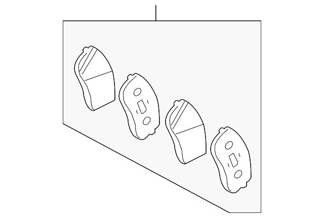 58101-1DA00 BRAKE PADS