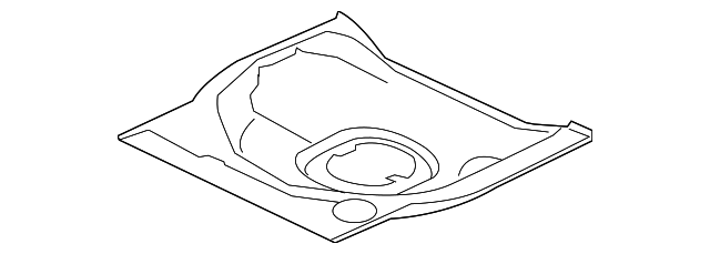 5251B222 Деталь REAR FLOOR PAN