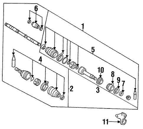 Altima DRIVE AXLES 2