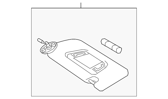 74310-04170-B0 Деталь VISOR, RIGHT