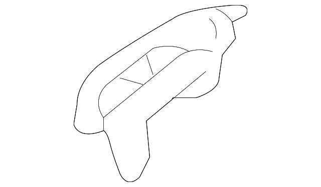 83610-0W010-J4 Деталь HANDLE, INSIDE, LEFT