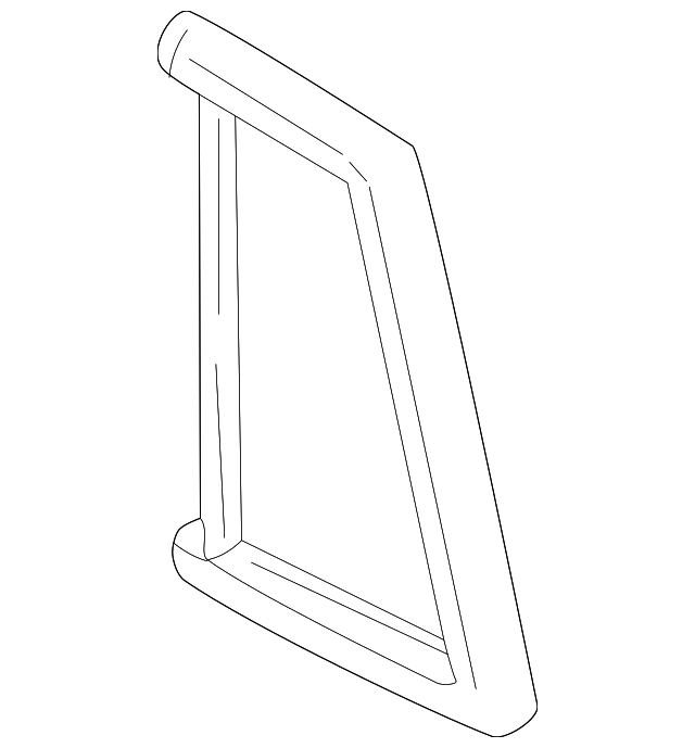 83533-26000 Деталь FIXED GLASS WEATHERSTRIP, LEFT