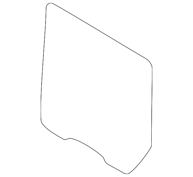 83411-26020 Деталь MOVEABLE GLASS, LEFT