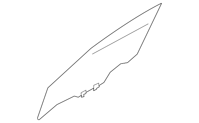 80301-EL000 Деталь DOOR GLASS, LEFT