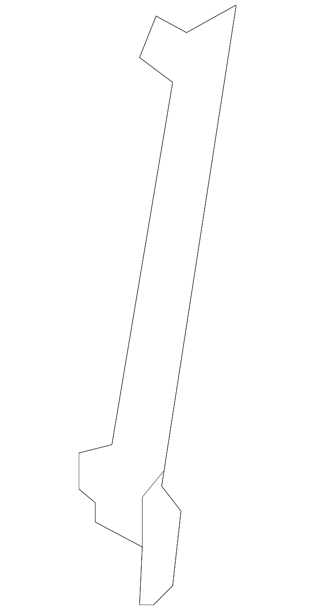 80387-ED000 Деталь REAR GUIDE, LEFT