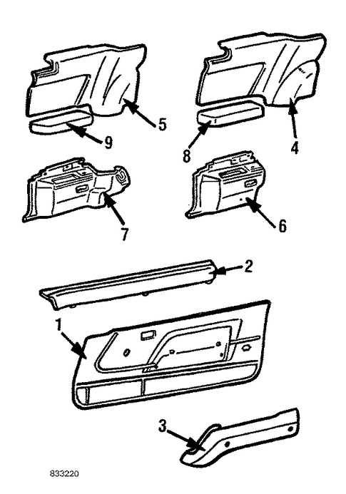 Celica INTERIOR TRIM