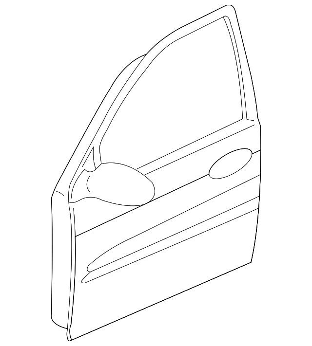 76003-4D010 Деталь DOOR SHELL, LEFT