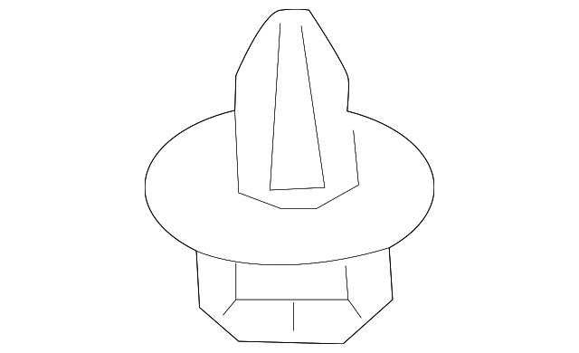 19316841 Деталь FENDER LINER CLIP, LEFT