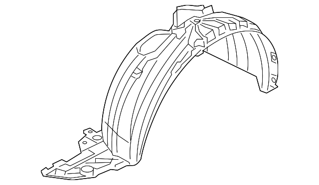 19316723 Деталь FENDER LINER, RIGHT