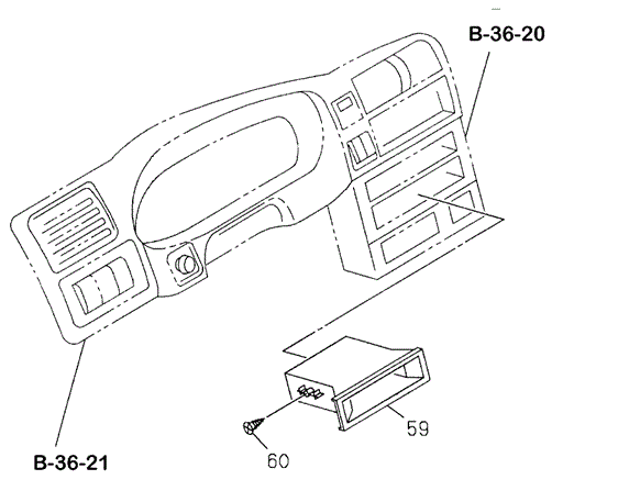BOX, FR. CONSOLE - 1999 Honda PASSPORT (8971299800) BOX, FR. CONSOLE - 1999 Honda PASSPORT (8971299800)