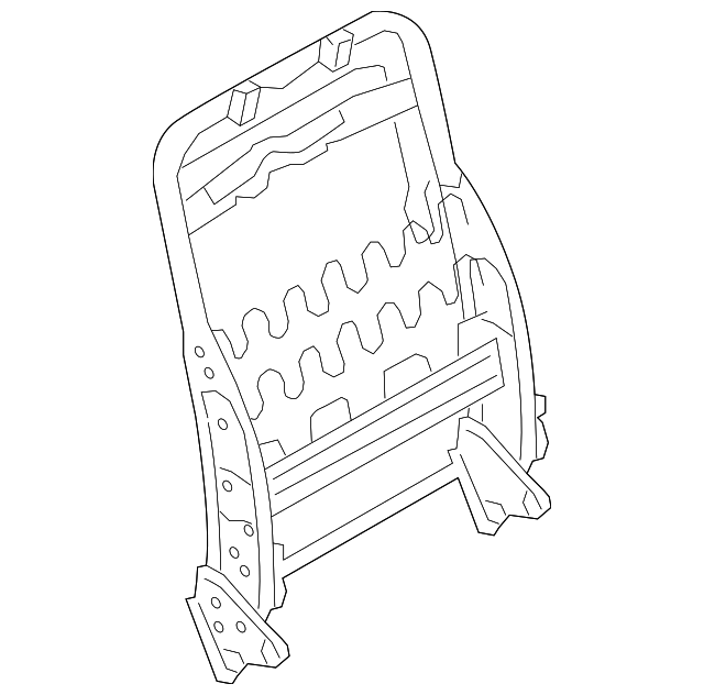 8530359L10 Деталь SEAT BACK FRAME