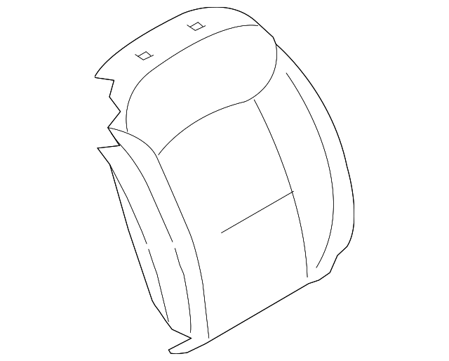 8538057L11JUW Деталь SEAT BACK COVER