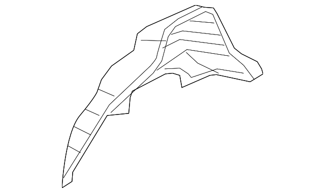 5305A116 Деталь INNER WHEELHOUSE, RIGHT