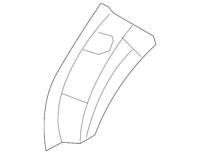 5301B095 Деталь LOWER EXTN, LEFT