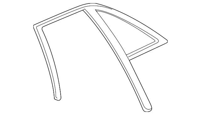 25748364 Деталь VENT GLASS, LEFT