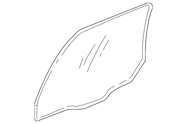 25632481 Деталь DOOR GLASS, LEFT