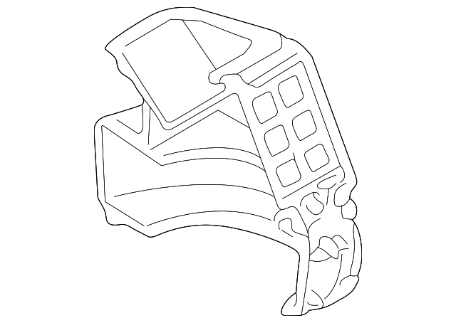 BJ0E61B02 Деталь CASE, RIGHT