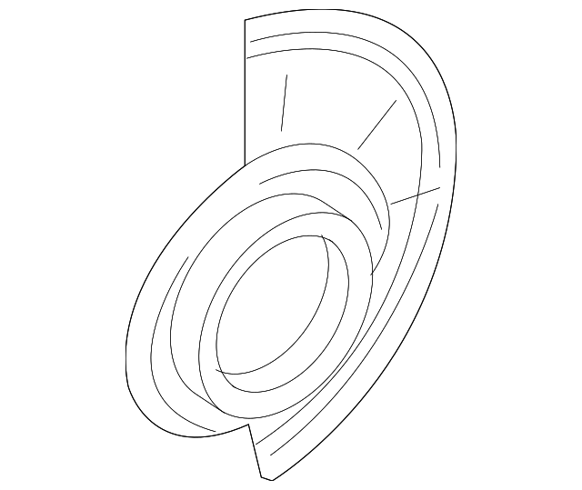 YL8Z-2K004-AA Деталь SPLASH SHIELD, LEFT