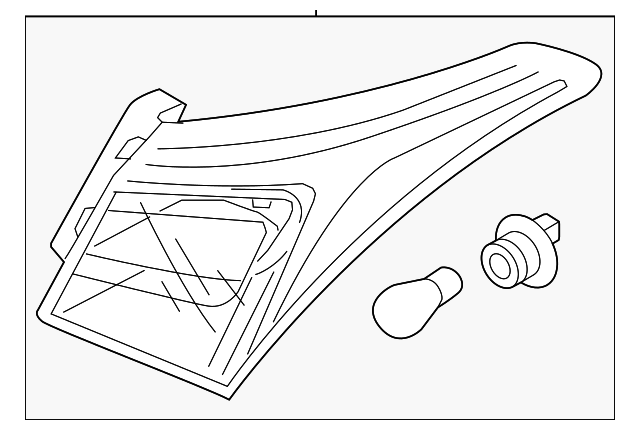 92401-A5120 Деталь TAIL LAMP ASSY, LEFT