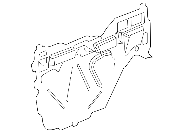 25779163 WATER DEFLECTOR, LEFT