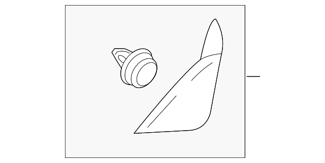 67491-0R012 Деталь CORNER TRIM, RIGHT