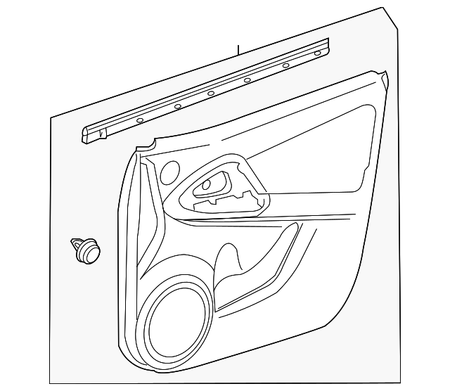 67610-0R011-B3 Деталь DOOR TRIM PANEL, RIGHT