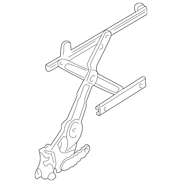 61222AE01A REGULATOR, LEFT