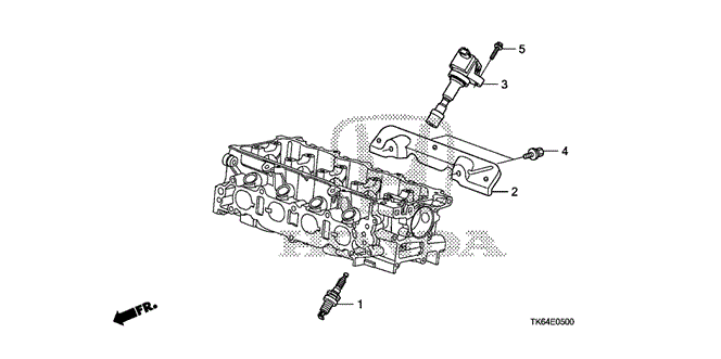 ENGINE/PLUG TOP COIL for 2009 Honda FIT #1