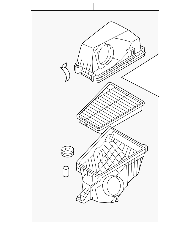 28110-3M000 AIR CLEANER ASSY