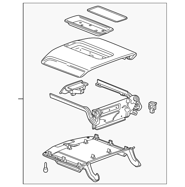 23450839 ARMREST ASSY