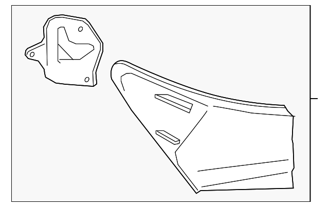 81551-30D40 Деталь LENS & HOUSING, RIGHT