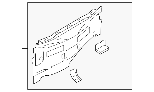G9100-1FCMA Деталь REAR BODY PANEL