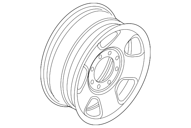 8C3Z-1007-A Деталь WHEEL, ALLOY