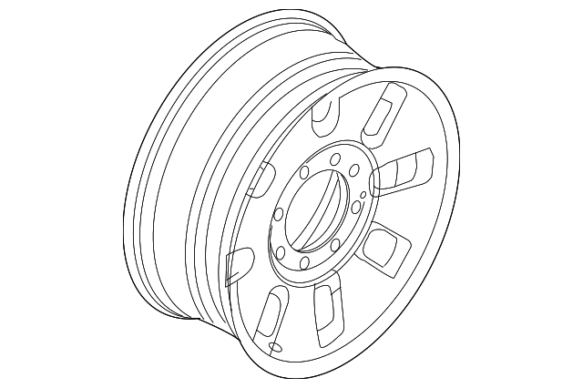 7C3Z-1007-A Деталь WHEEL, ALLOY