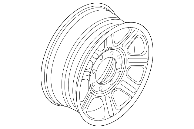 7C3Z-1007-E Деталь WHEEL, ALLOY