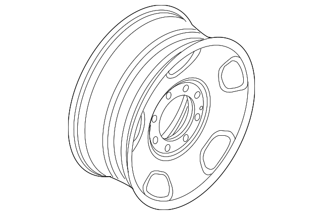5C3Z-1015-PA Деталь WHEEL, STEEL