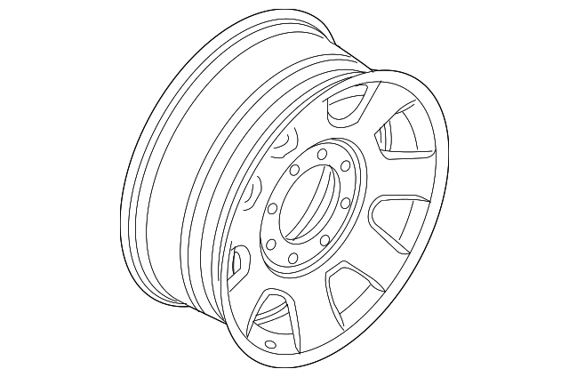 7C3Z-1007-C Деталь WHEEL, ALLOY