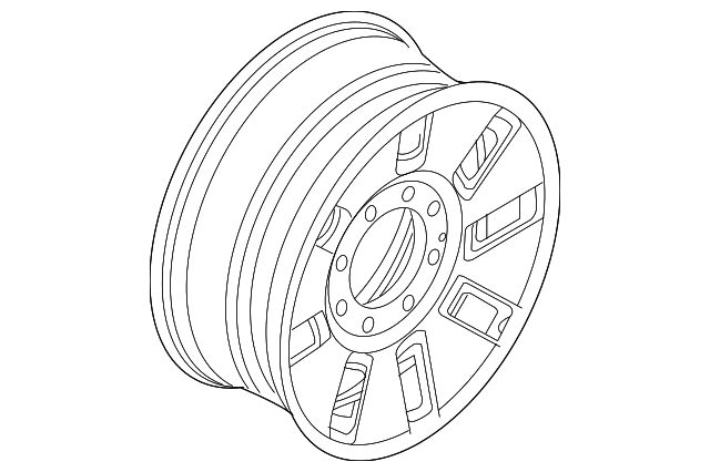 7C3Z-1007-B Деталь WHEEL, ALLOY