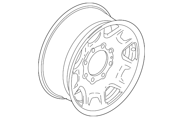 8C3Z-1015-C Деталь WHEEL, STEEL
