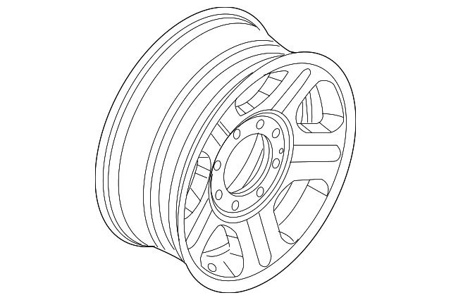 5C3Z-1007-MA Деталь WHEEL, ALLOY