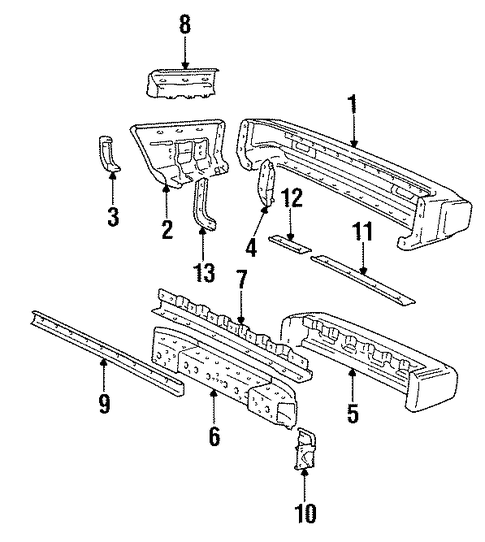Colt BUMPER & COMPONENTS - REAR