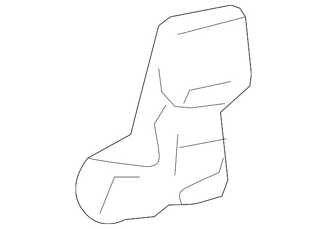 55454-42010 CUSHION, RIGHT