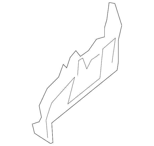 6451986Z00 Деталь LOWER PANEL, LEFT