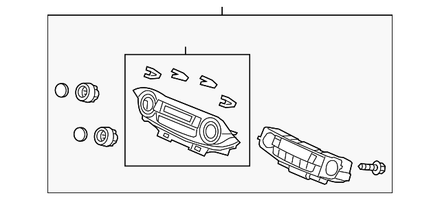 79600-T0G-A41ZA Деталь CONTROL ASSY., AUTO AIR CONDITIONER *NH8