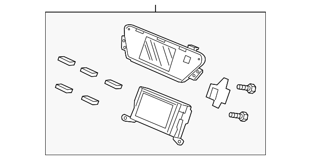 39711-T0A-A01 Деталь DISPLAY ASSY., CENTER (TFT) (PANASONIC)