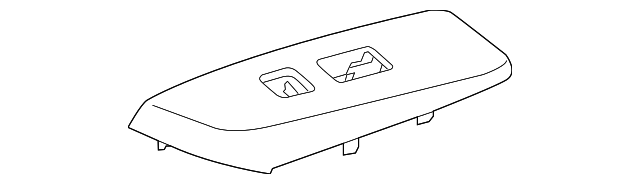 74231-0E050 SWITCH BEZEL, RIGHT